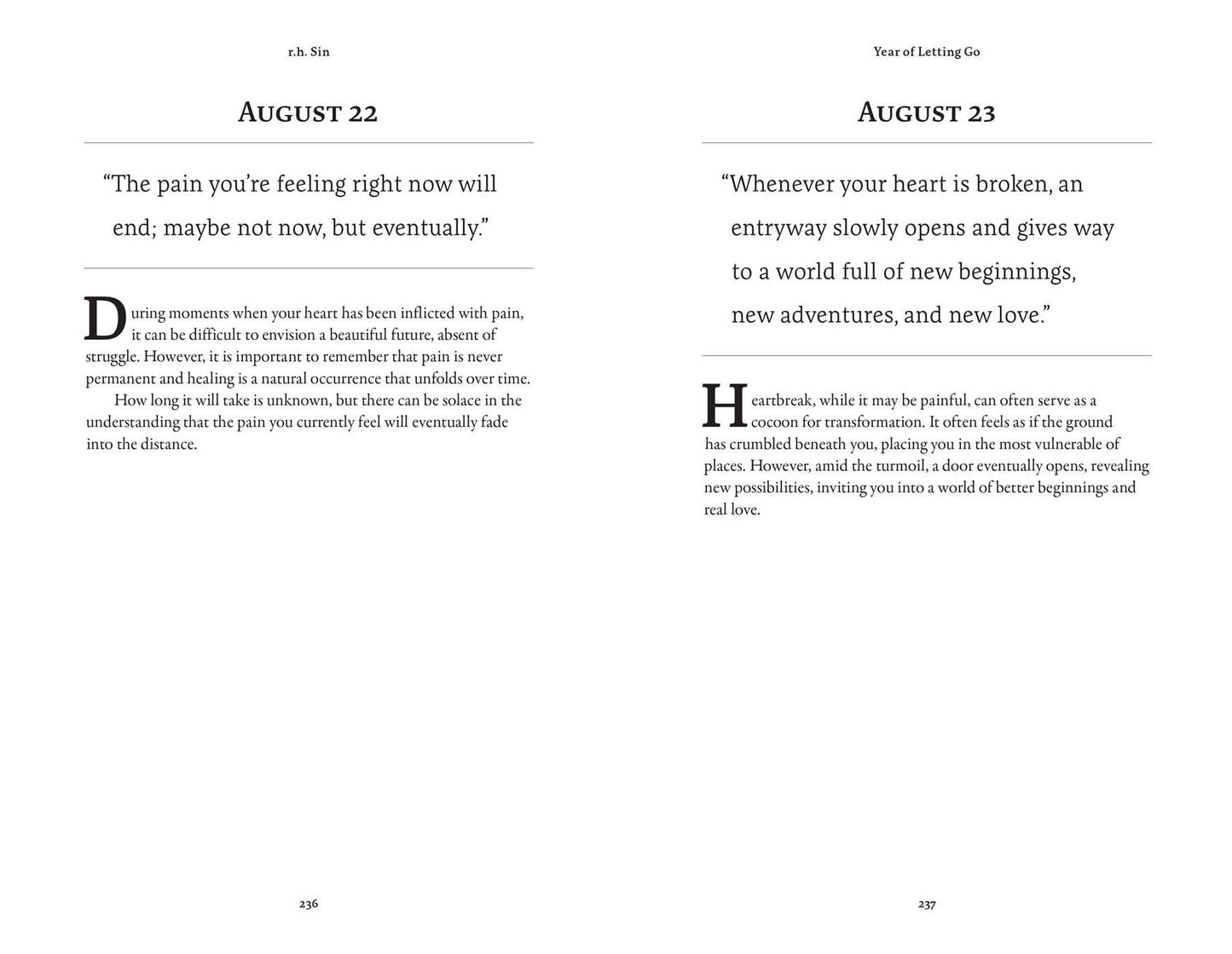 The Year of Letting Go: 365 Days Pursuing Emotional Freedom