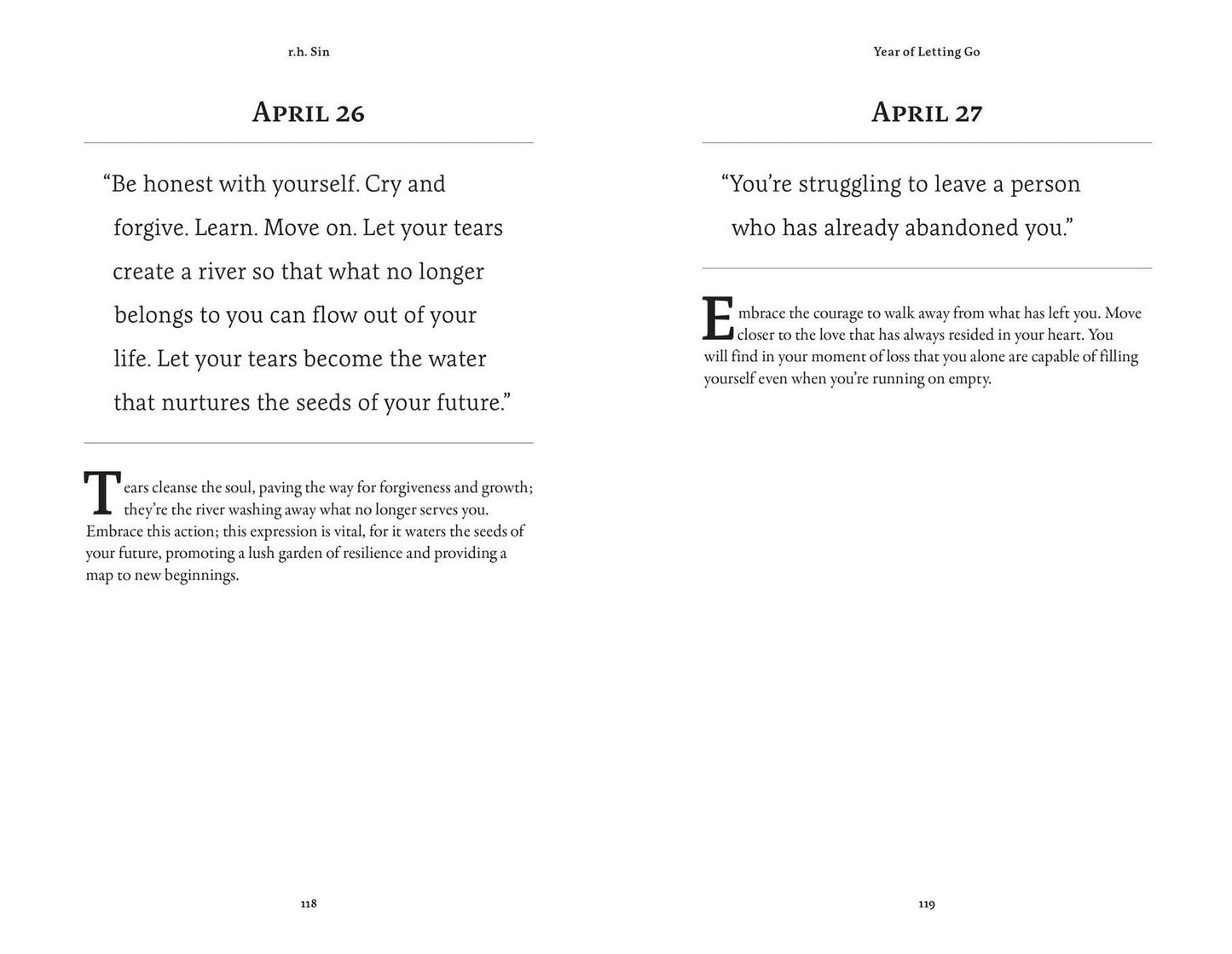 The Year of Letting Go: 365 Days Pursuing Emotional Freedom