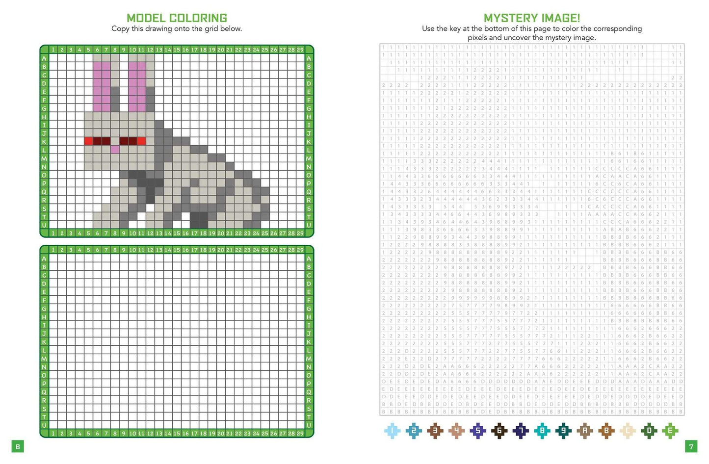The Unofficial Minecraft Pixel Coloring Book: Volume 1