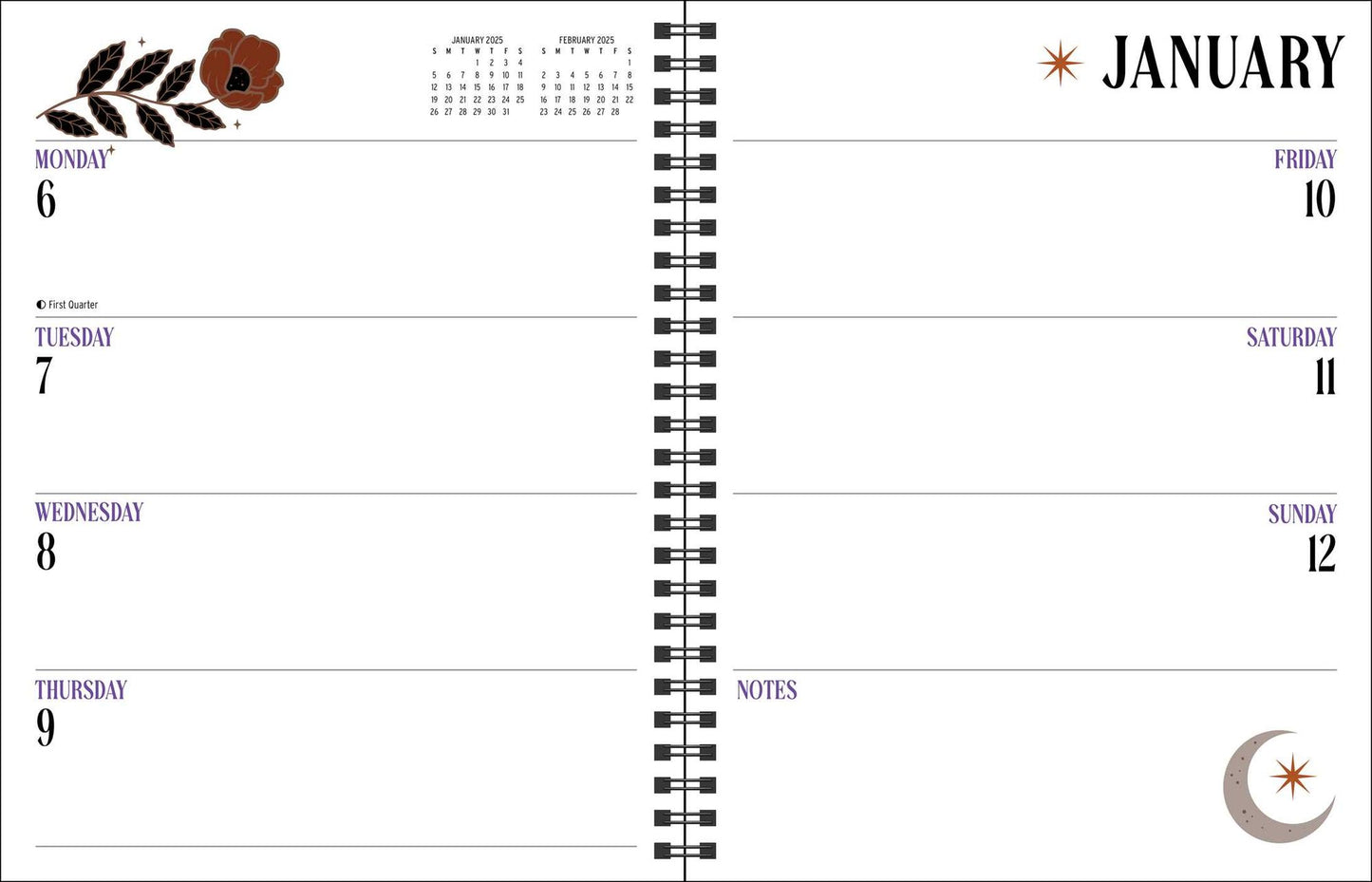 2025 You Have the Magic 12-Month Weekly Planner Calendar