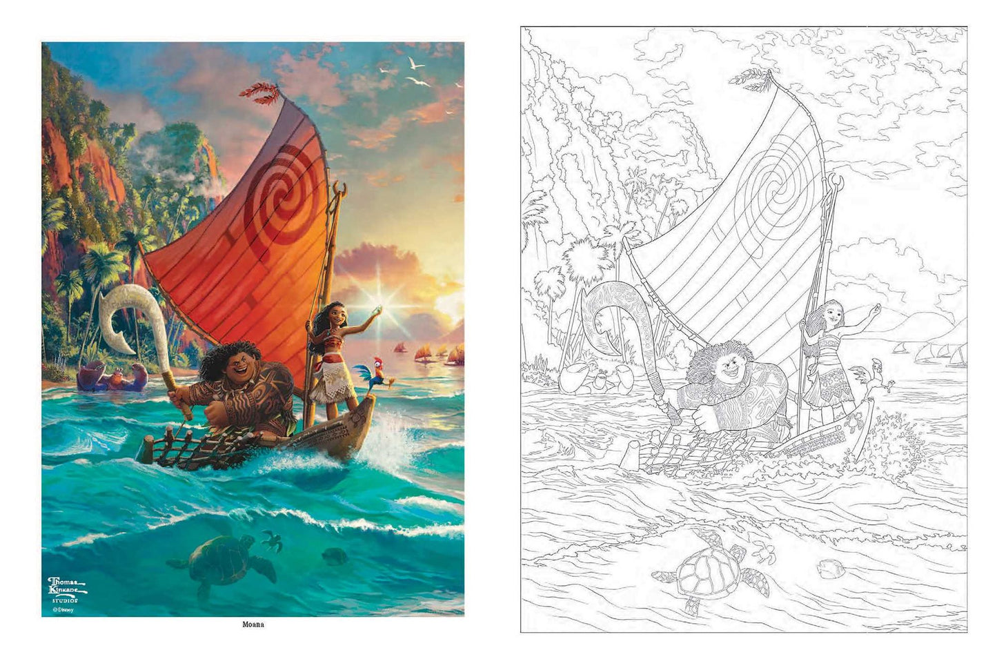 Disney Dreams Collection Thomas Kinkade Studios Celebrations Coloring Book