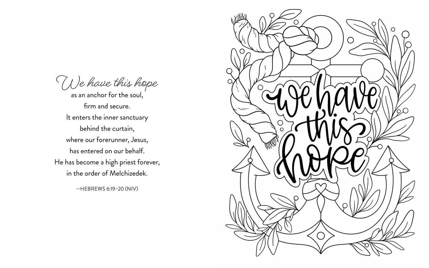 Be Still & Color: Joyful Words of Faith Coloring Book