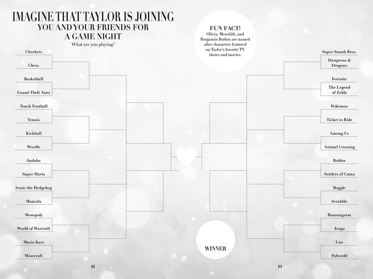 Bracketivity Taylor Swift: 100% Unofficial Bracket Activity Book