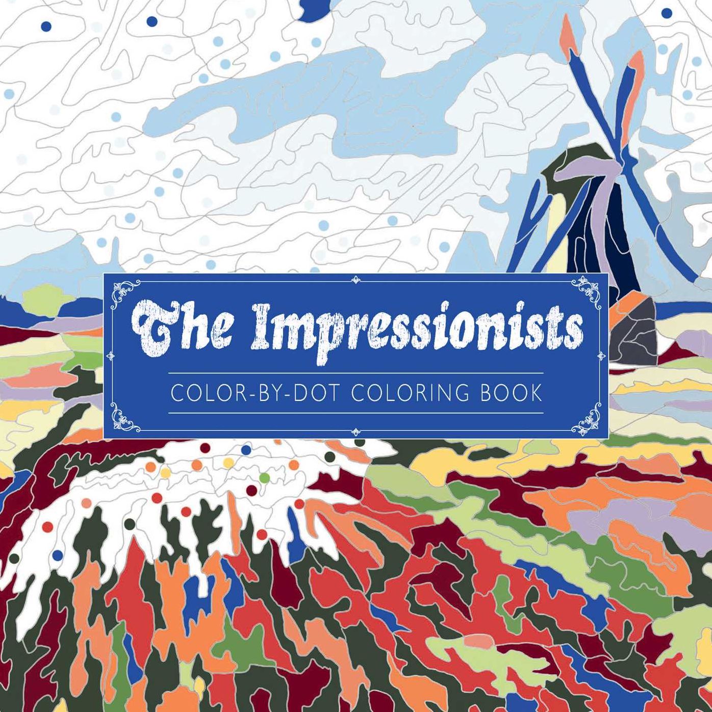 The Impressionists Color-By-Dot Coloring Book