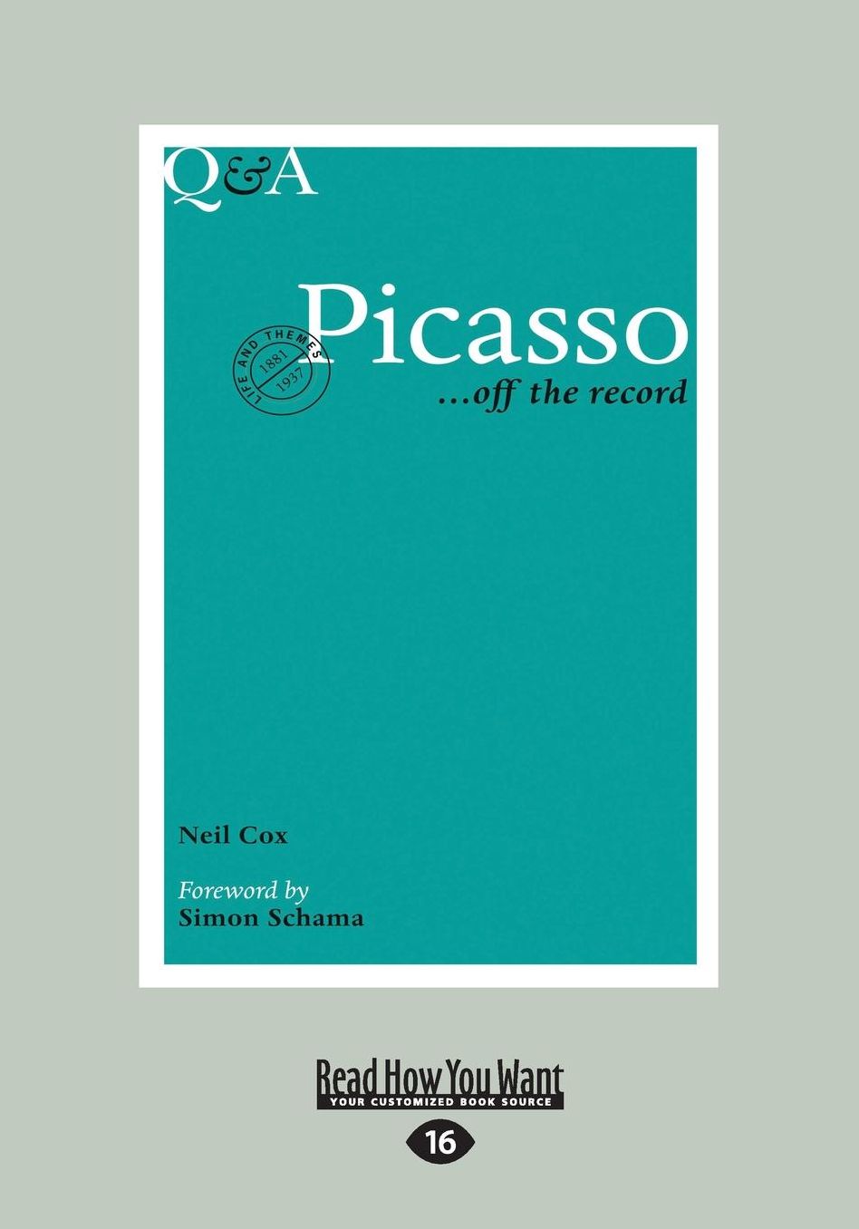 Q&A Picasso: Off the Record (Large Print 16pt)