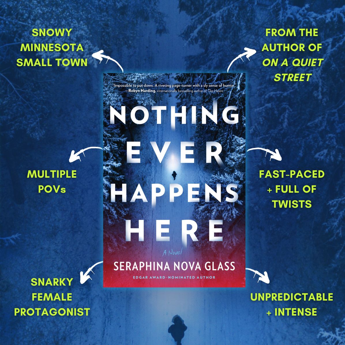 Nothing Ever Happens Here: A Thriller