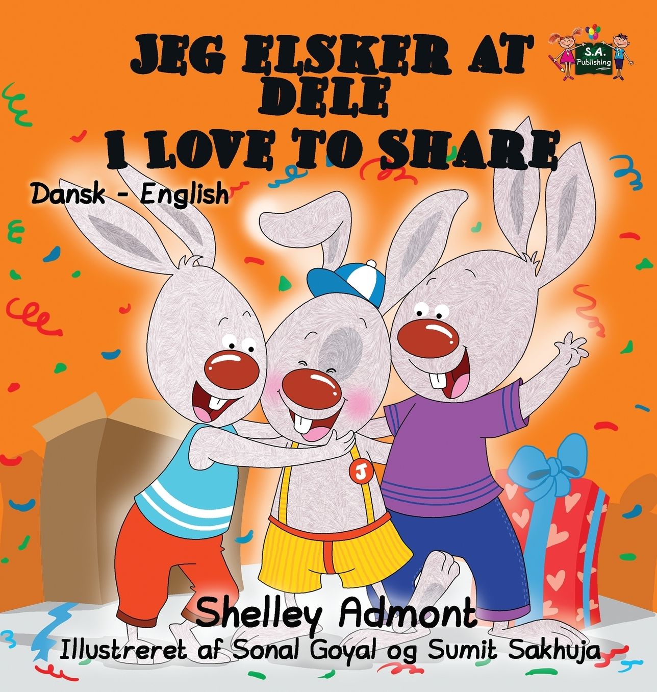 Jeg elsker at dele - I Love to Share: Danish English Bilingual edition