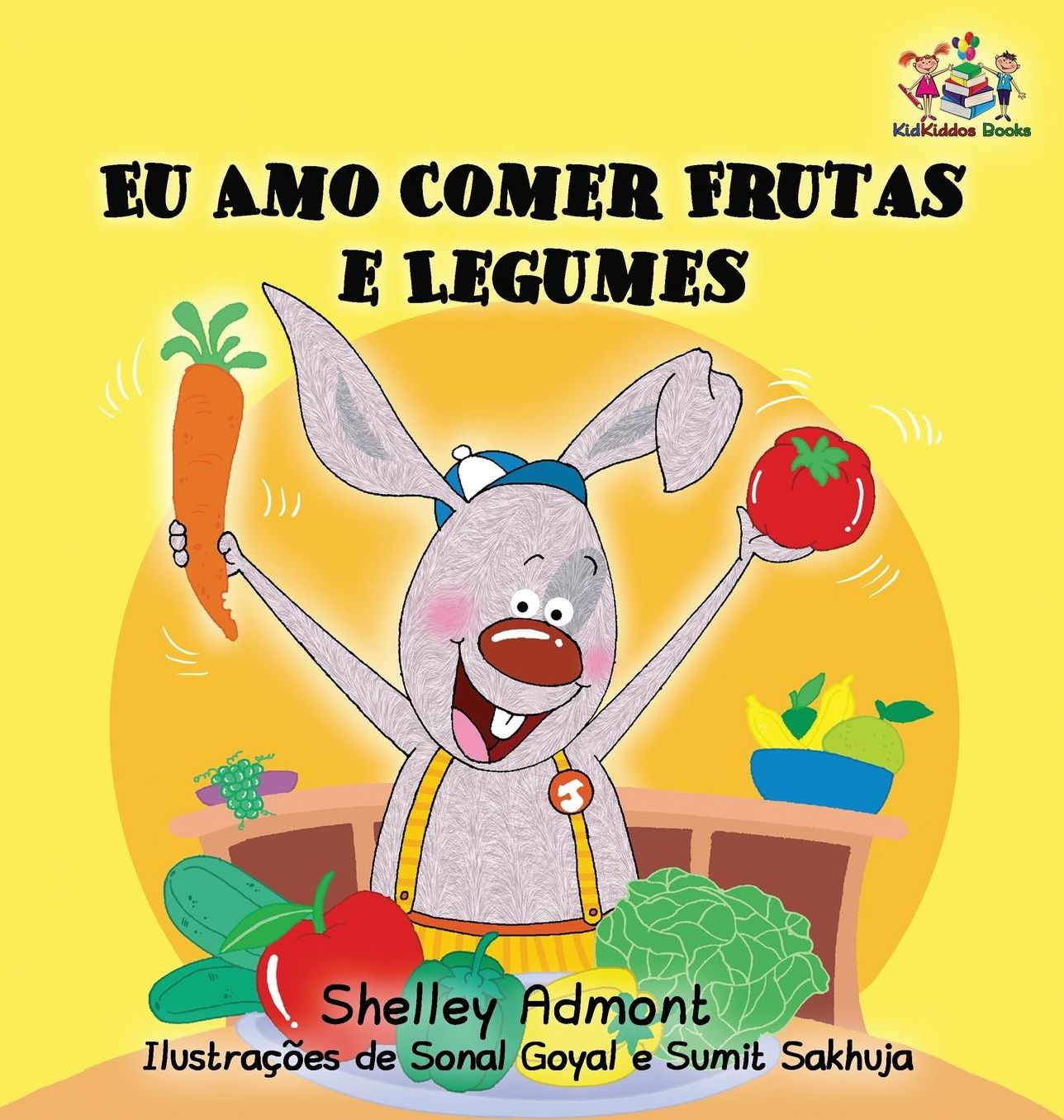 I Love to Eat Fruits and Vegetables: Portuguese Language Children's Book