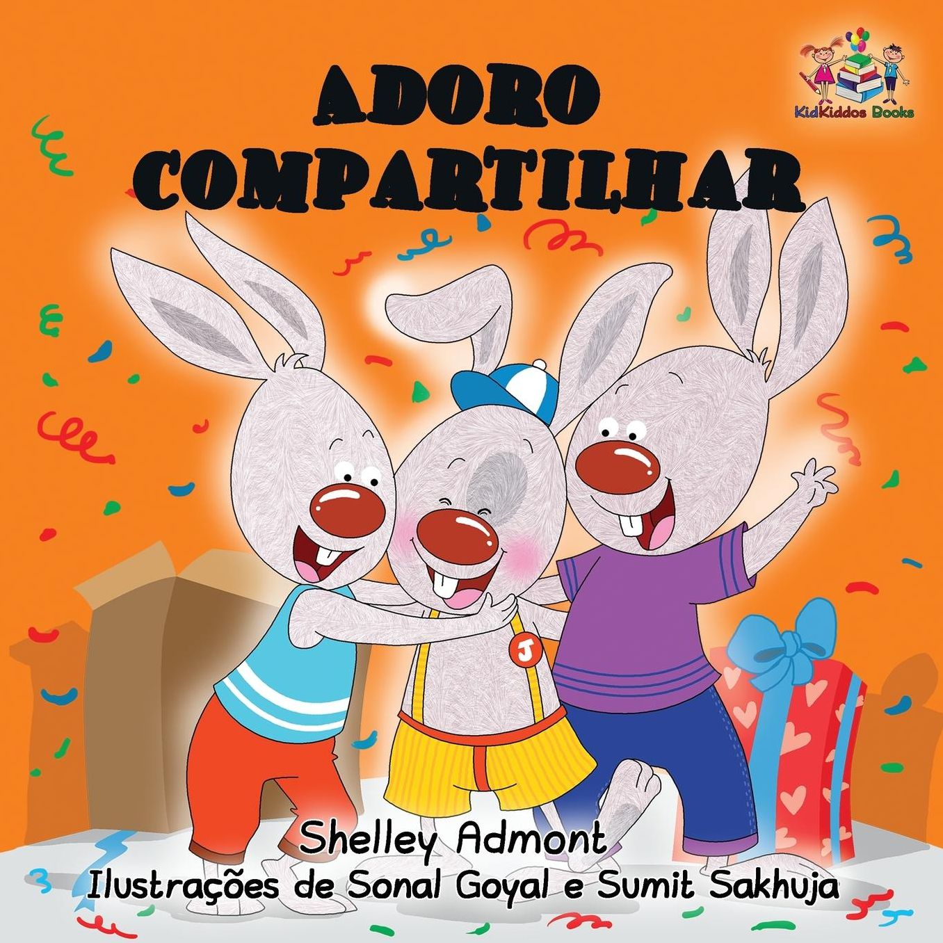 I Love to Share: Portuguese Language Children's Book