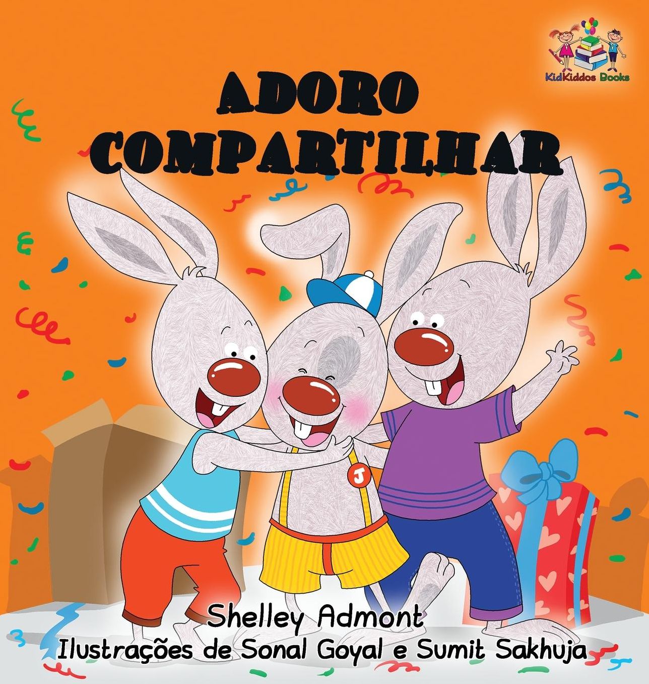 I Love to Share: Portuguese Language Children's Book