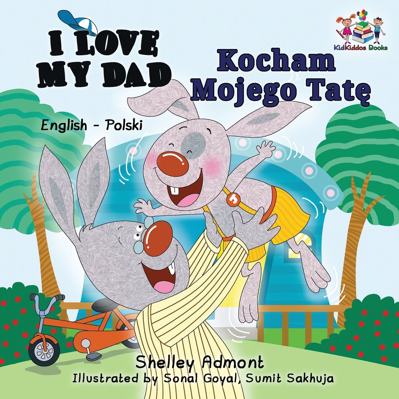 I Love My Dad: English Polish Bilingual Children's Book