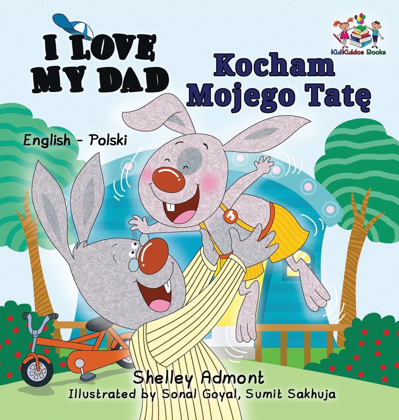 I Love My Dad: English Polish Bilingual Children's Book
