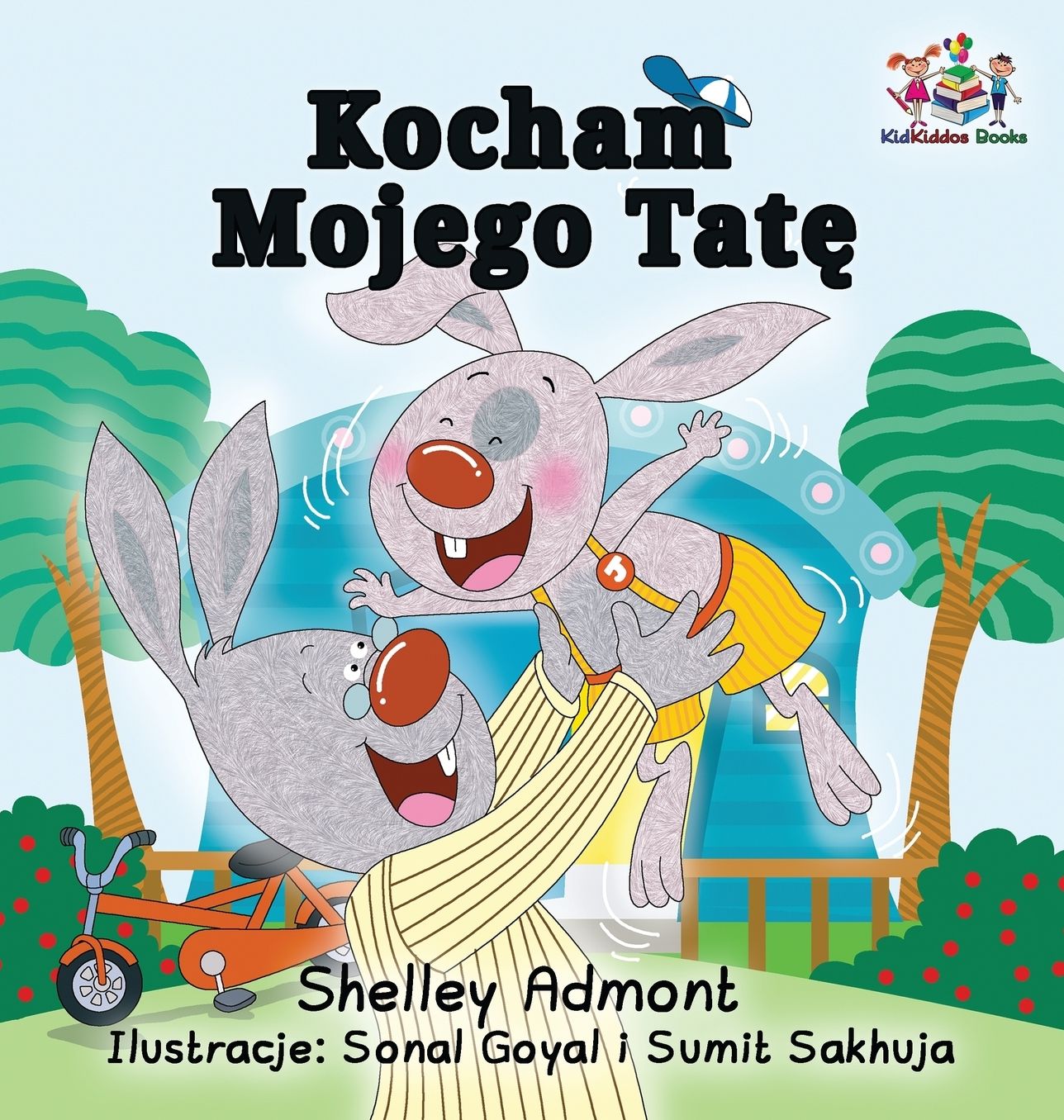 I Love My Dad: Polish Language children's Book