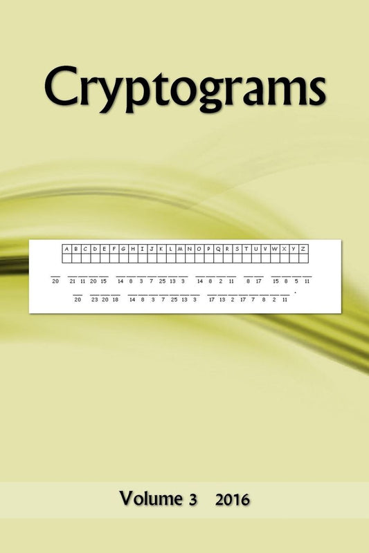 Cryptograms: Volume 3 2016