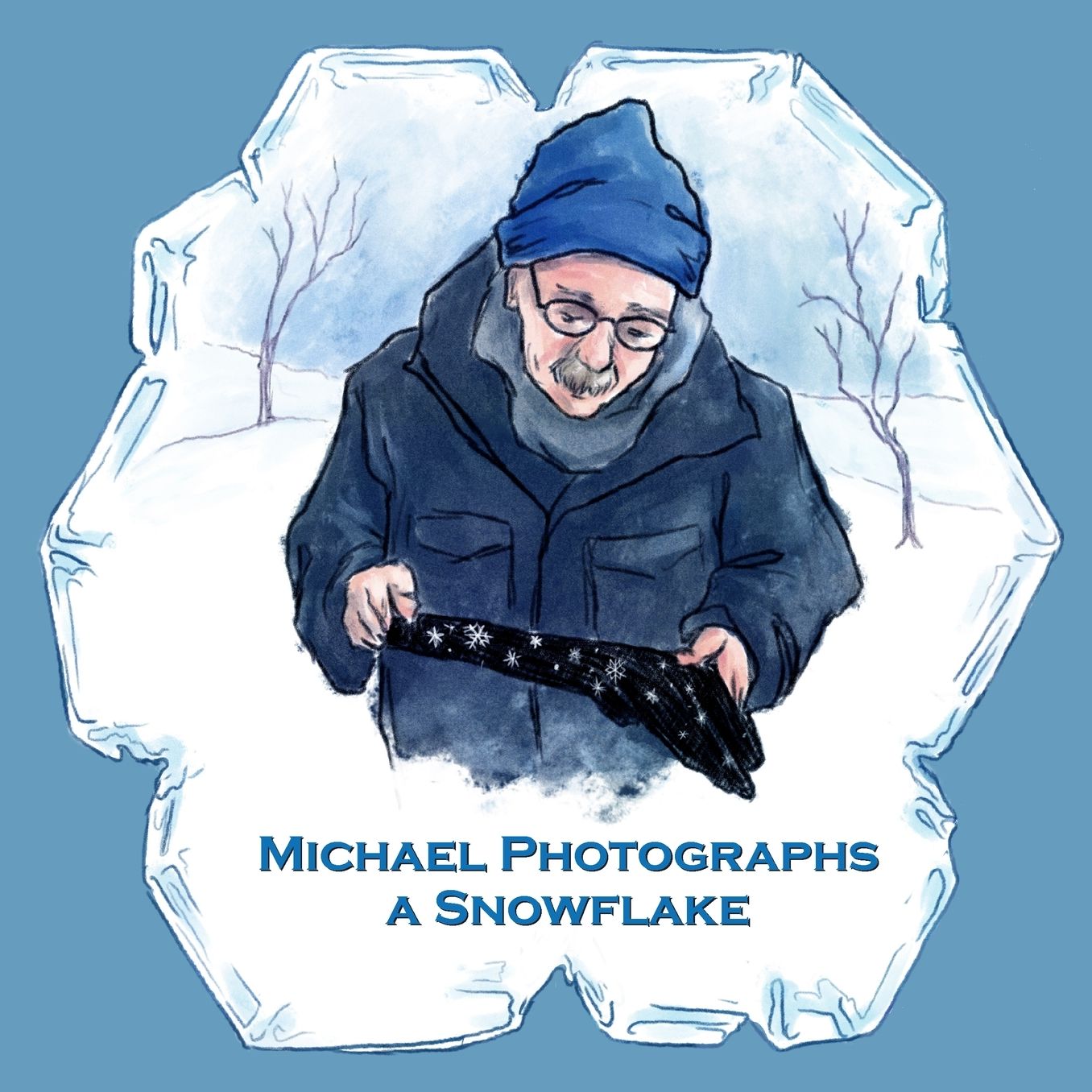 Michael Photographs a Snowflake