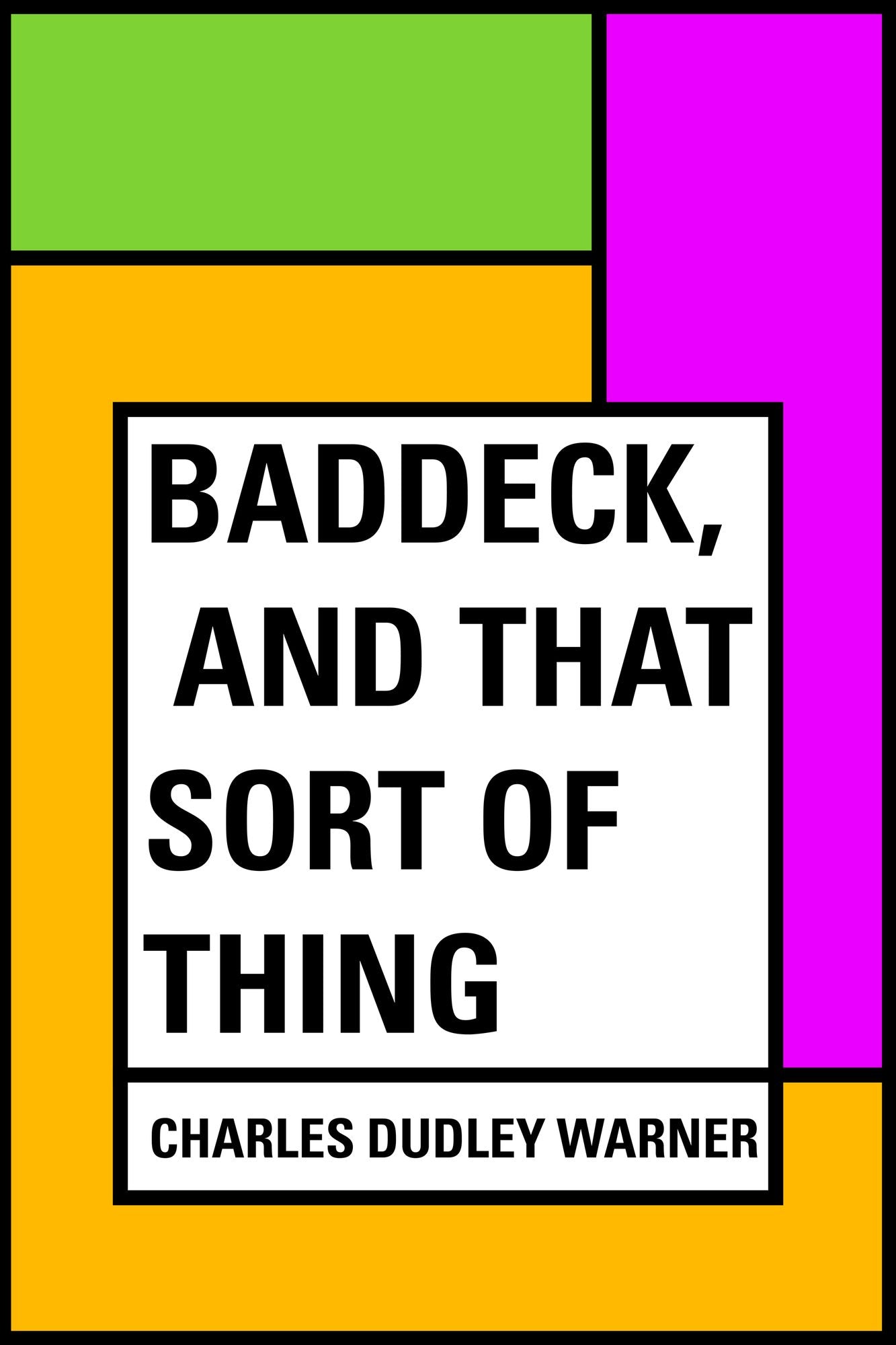 Baddeck, and That Sort of Thing