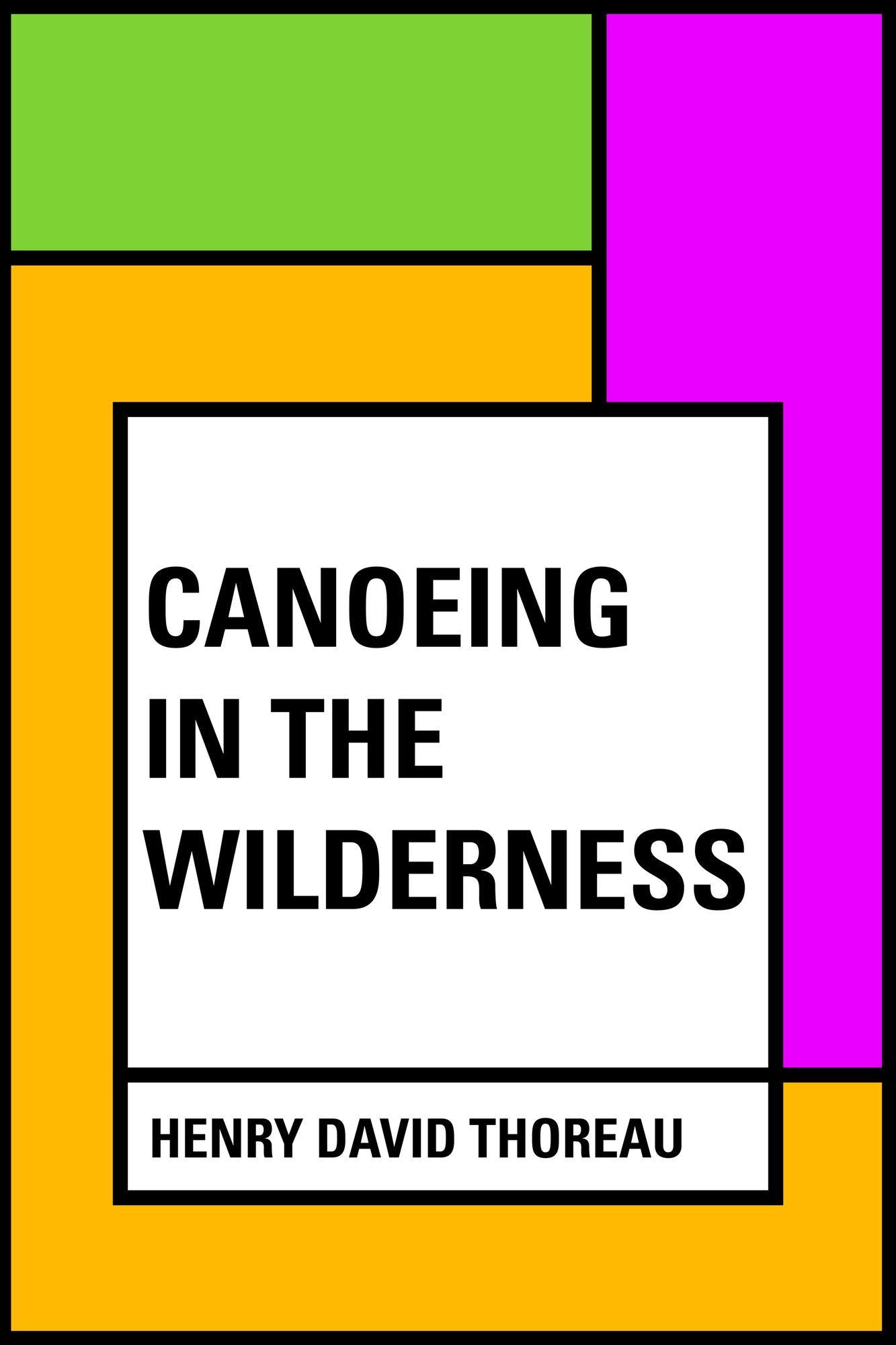 Canoeing in the wilderness