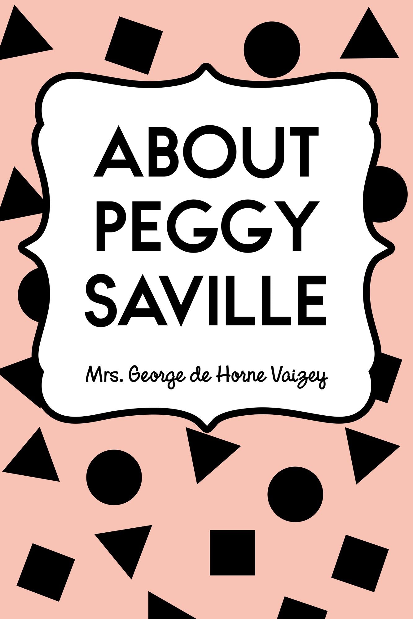 About Peggy Saville