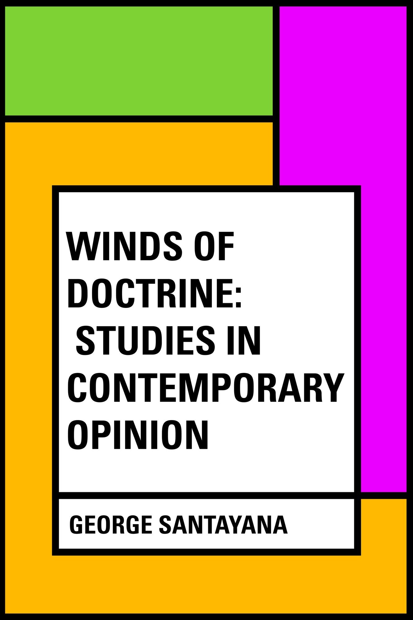 Winds Of Doctrine: Studies in Contemporary Opinion