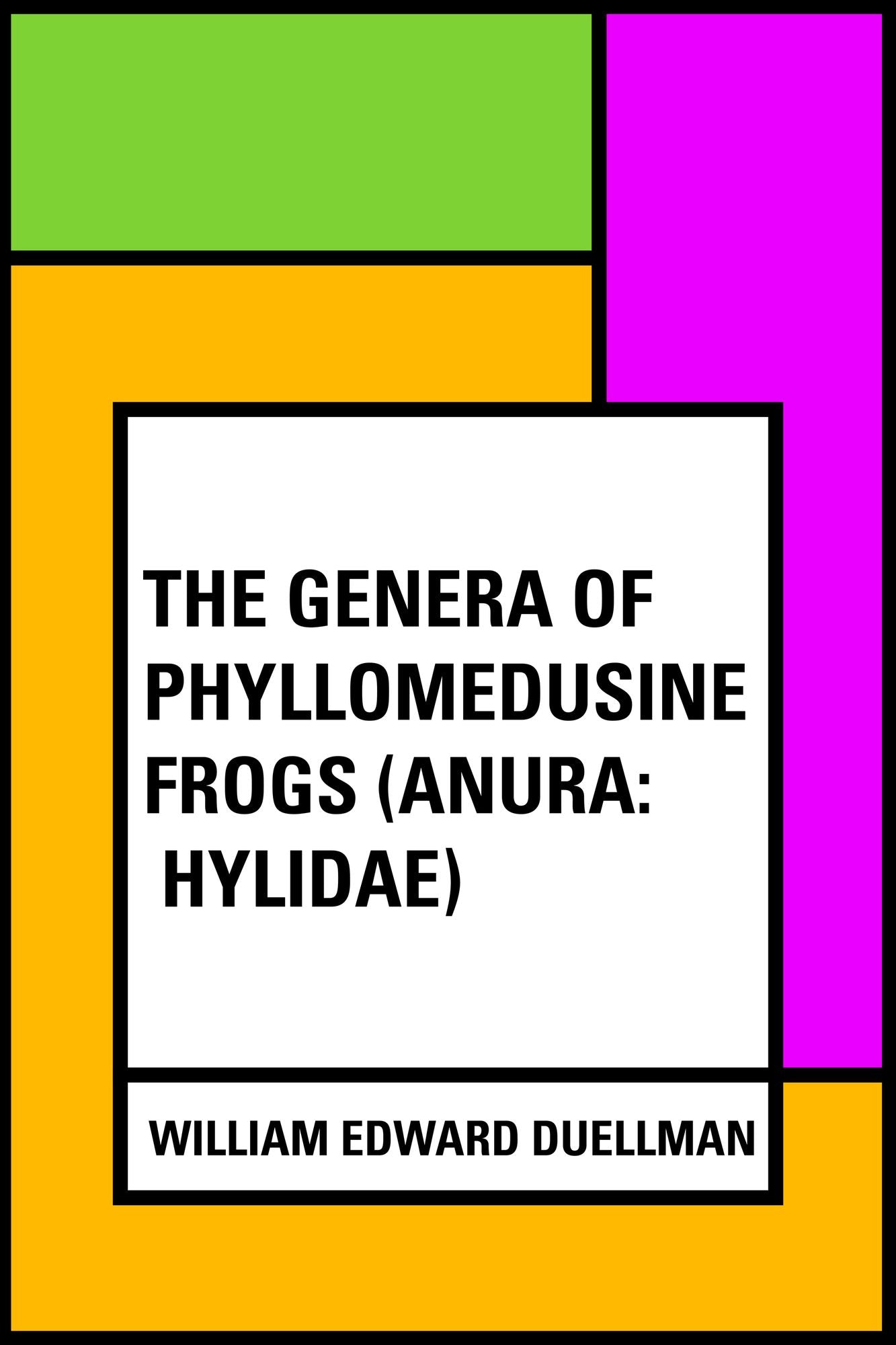The Genera of Phyllomedusine Frogs (Anura: Hylidae)