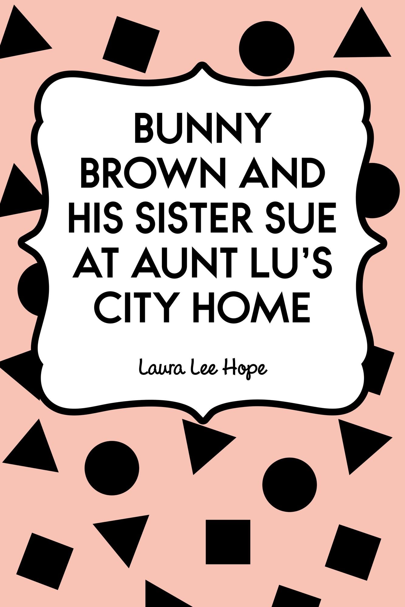Bunny Brown and His Sister Sue at Aunt Lu's City Home
