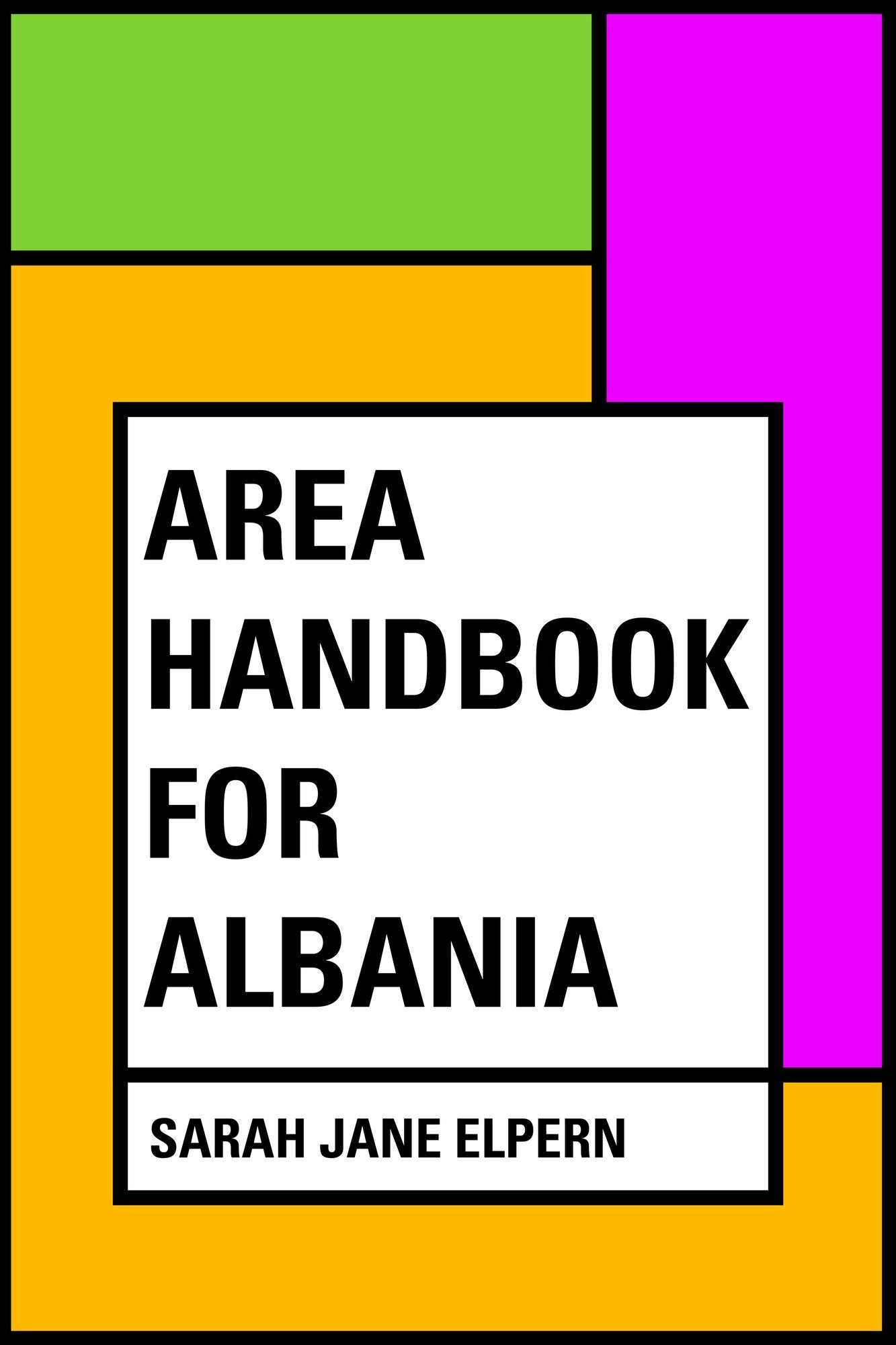 Area Handbook for Albania