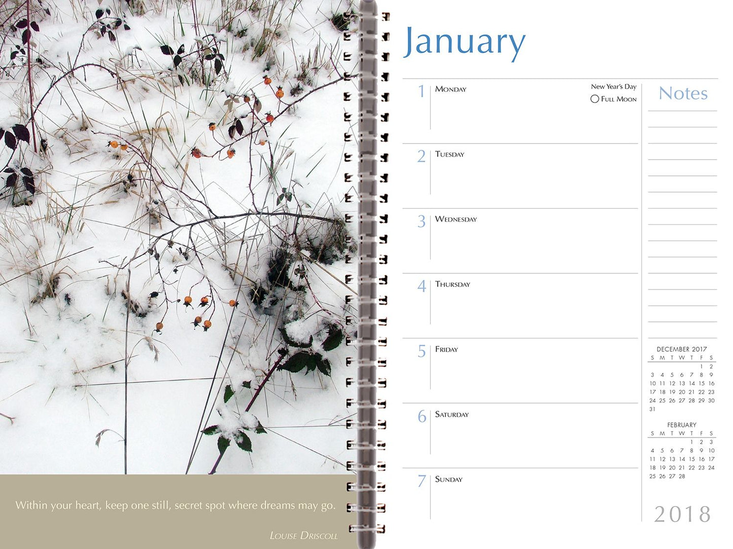 2018 Simplicity: Inspirations For A Simpler Life By Deborah Dewit Engagement Calendar