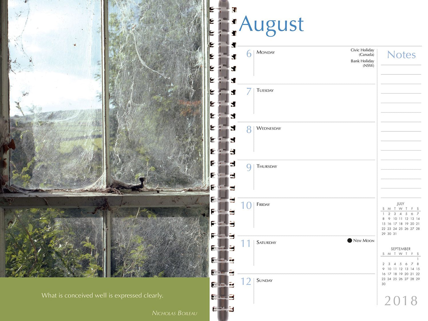 2018 Simplicity: Inspirations For A Simpler Life By Deborah Dewit Engagement Calendar