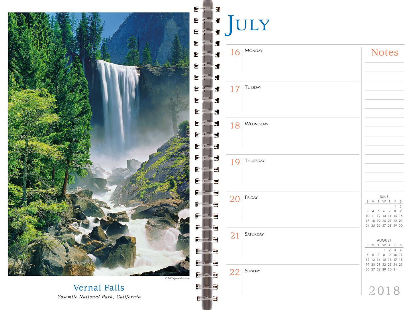 2018 Spirit Of Place, The Photography By John Gavrilis Engagement Calendar