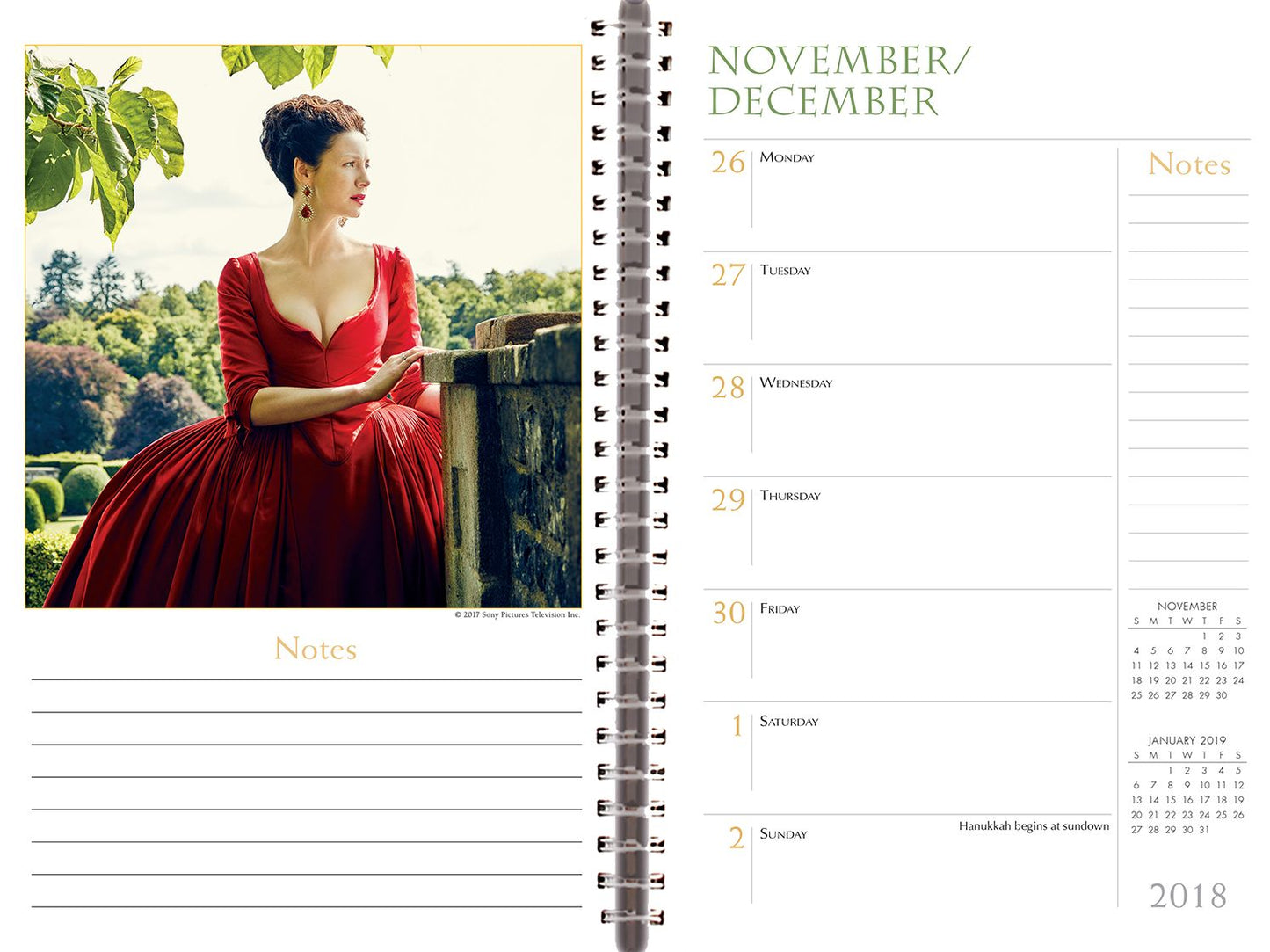 2018 Outlander Engagement Calendar