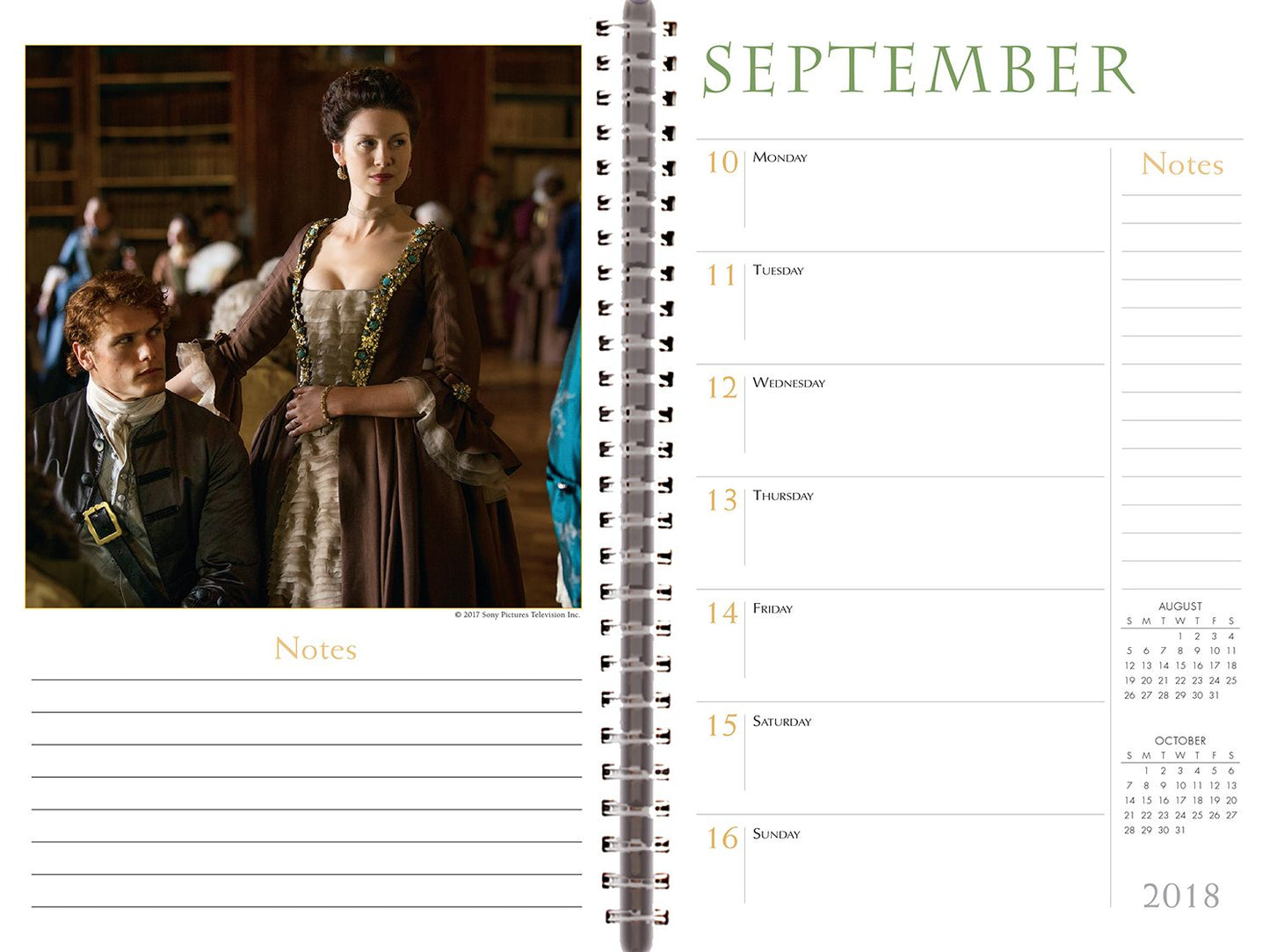 2018 Outlander Engagement Calendar