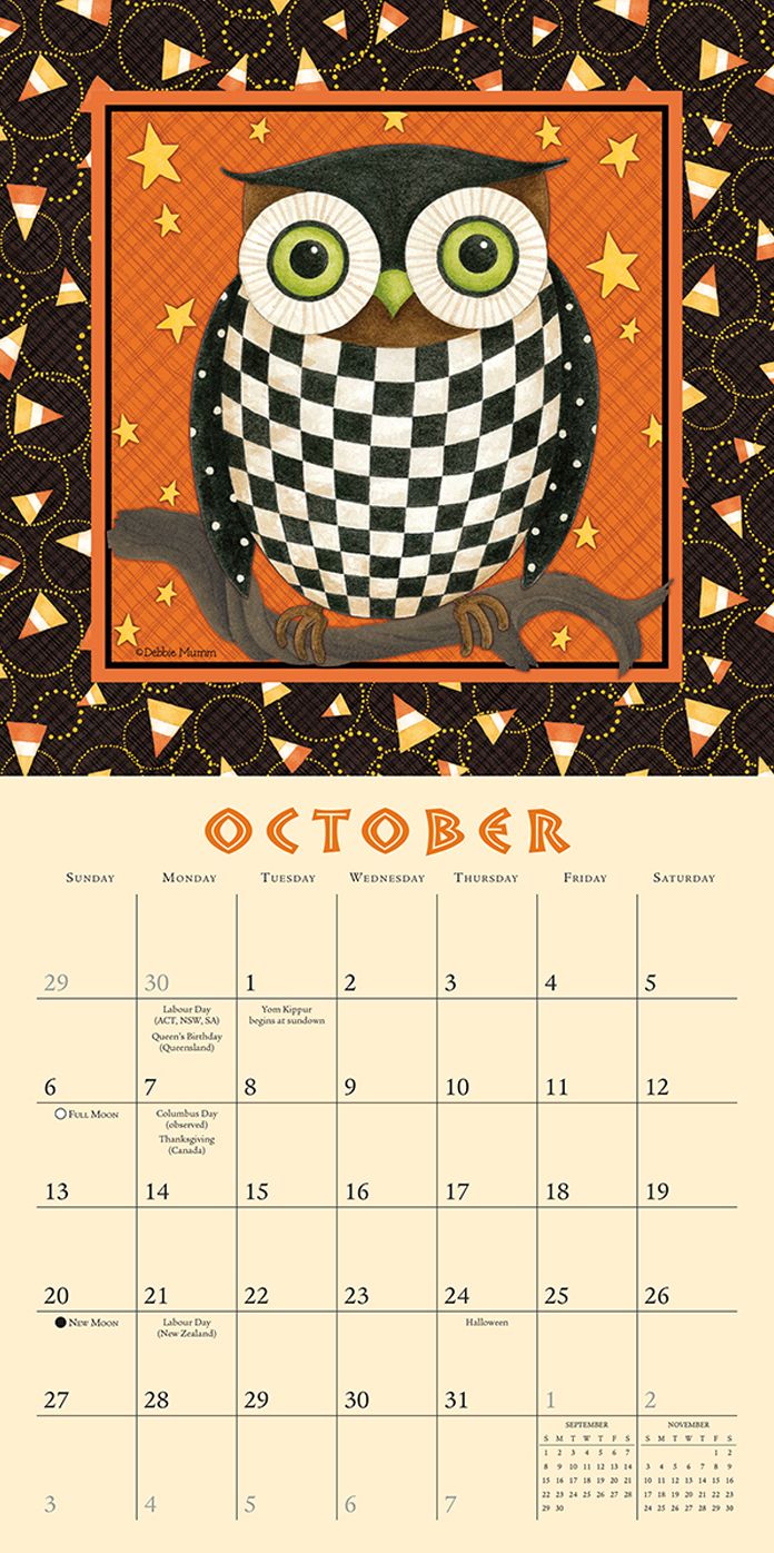 2019 Hootenanny Owls Mini Calendar: By Sellers Publishing
