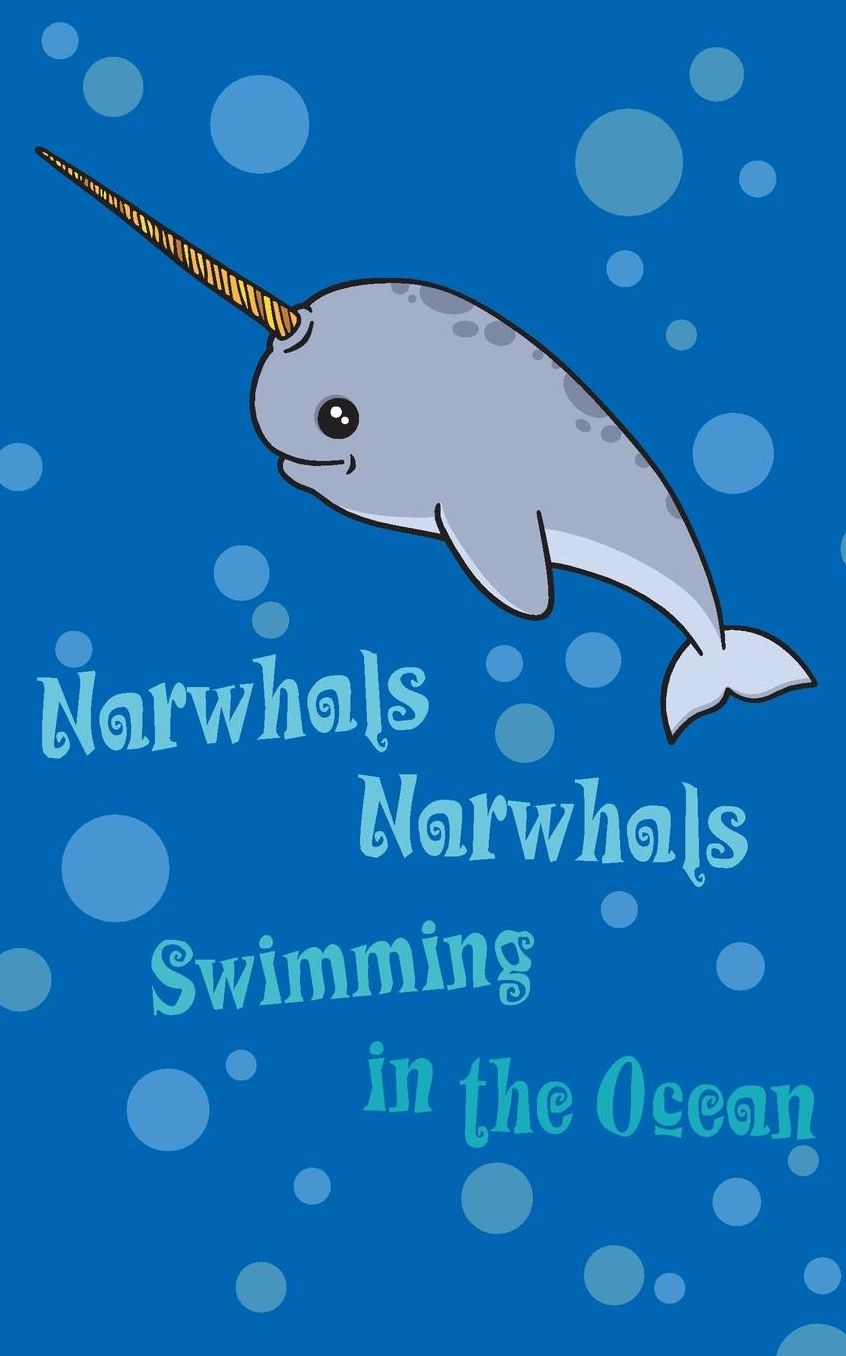 Awesome Narwhal Lined Journal