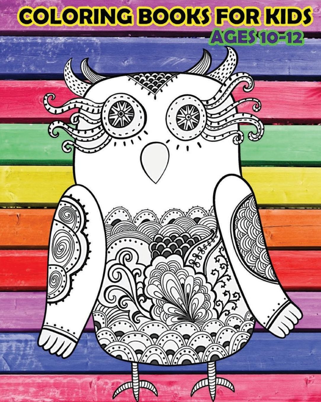 Coloring Books For Kids Ages 10-12: Beautiful Animal Designs