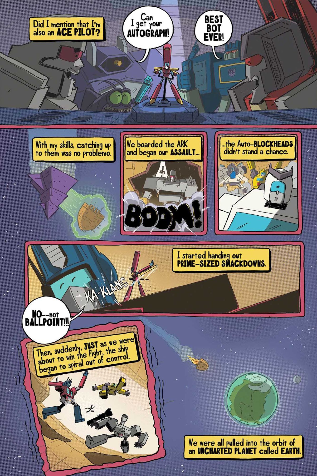 Transformers: Worst Bot Ever: Meet Ballpoint