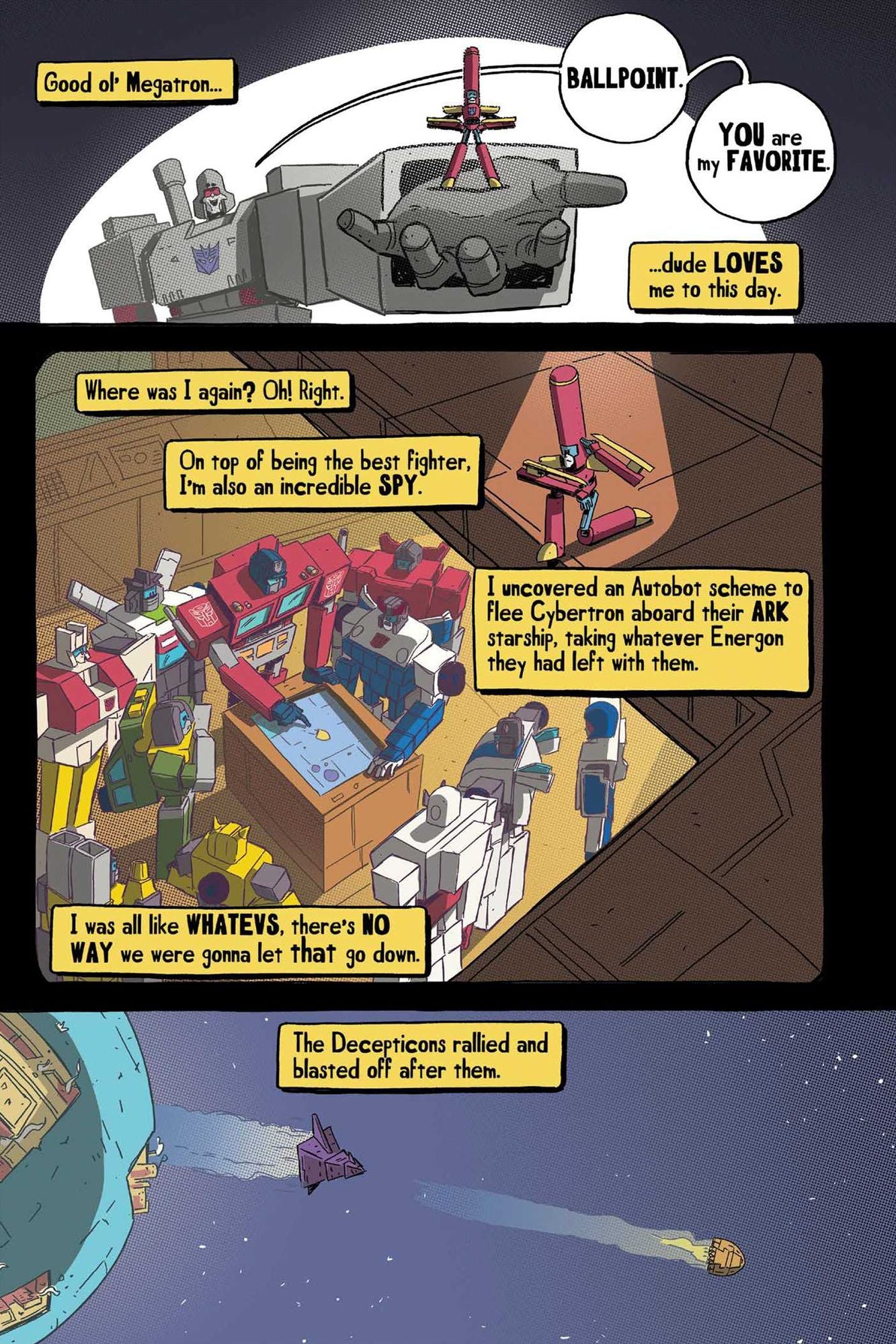 Transformers: Worst Bot Ever: Meet Ballpoint