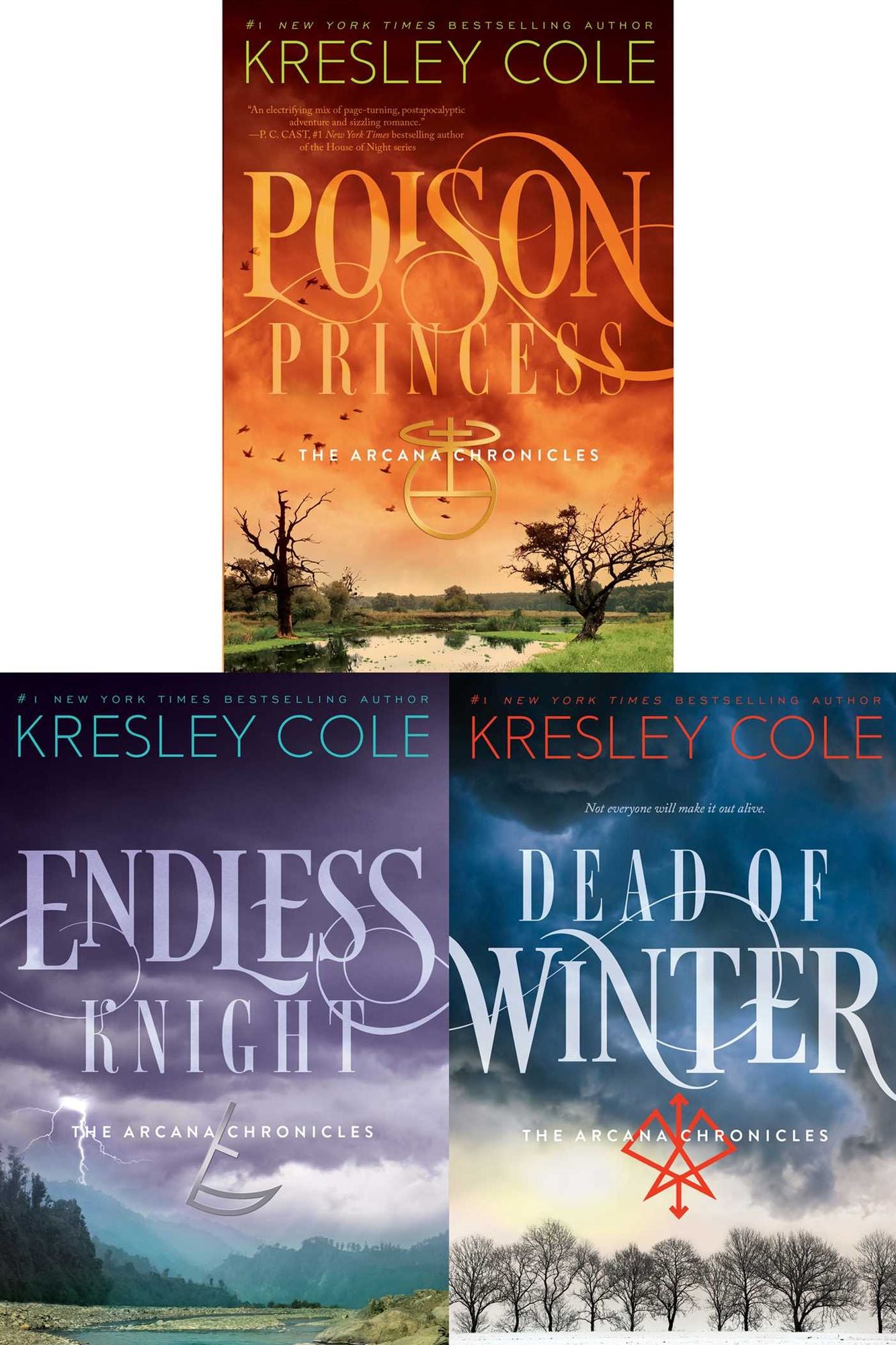The Arcana Chronicles: Poison Princess; Endless Knight; Dead of Winter