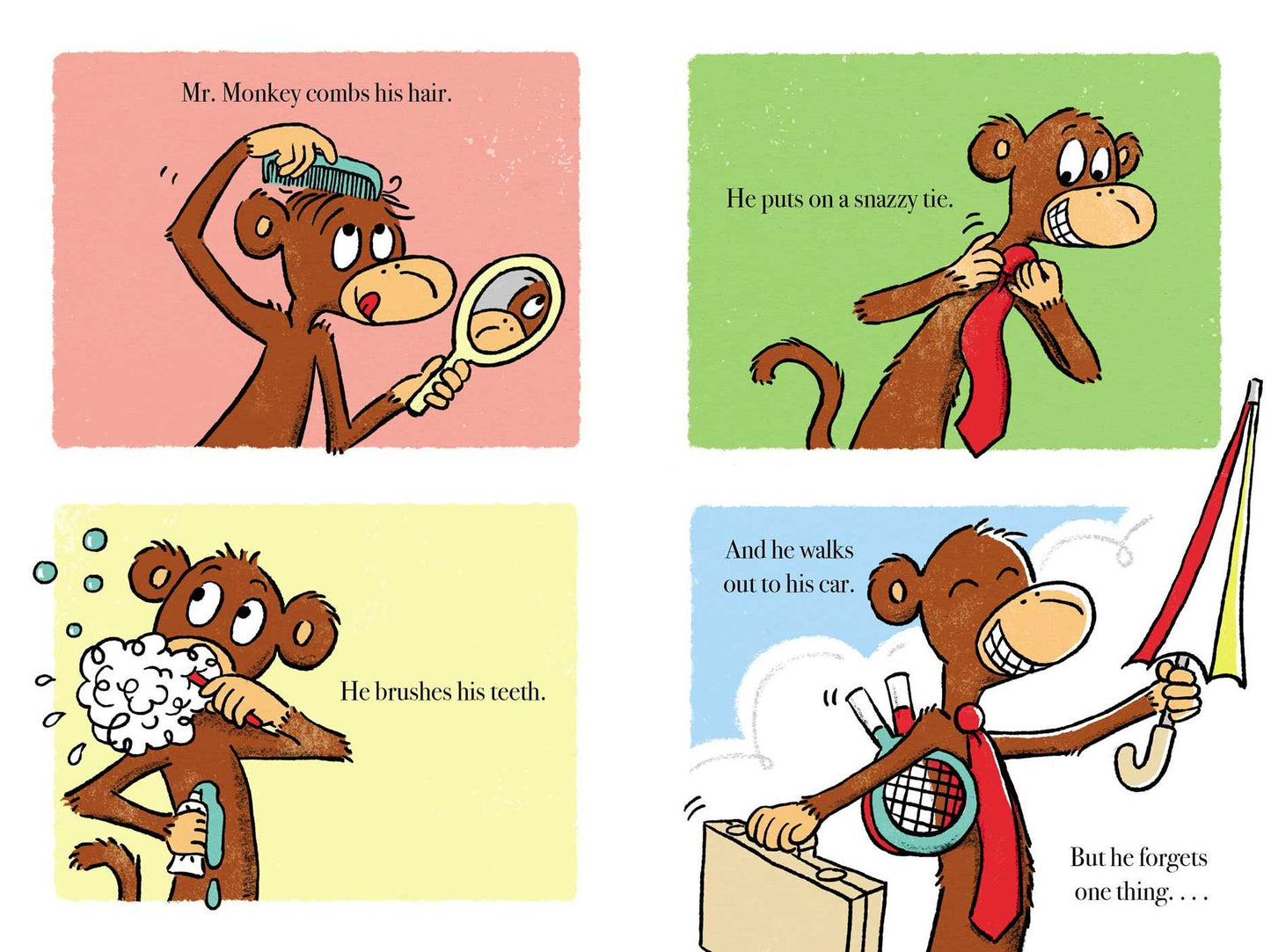Mr. Monkey Visits a School