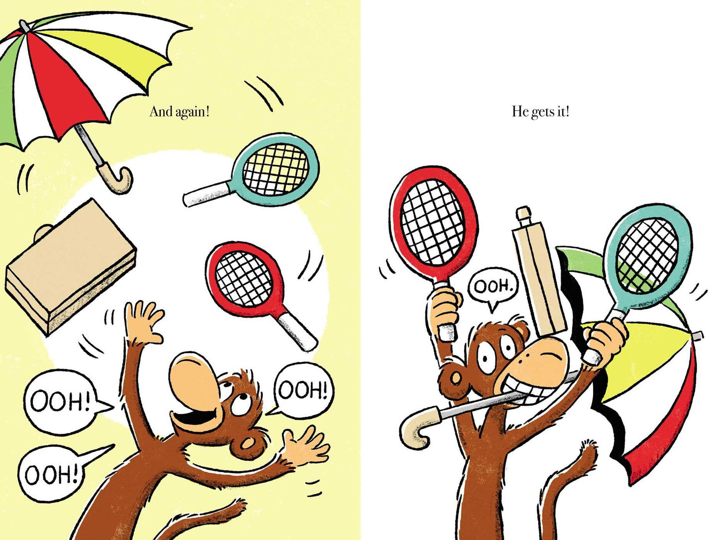 Mr. Monkey Visits a School