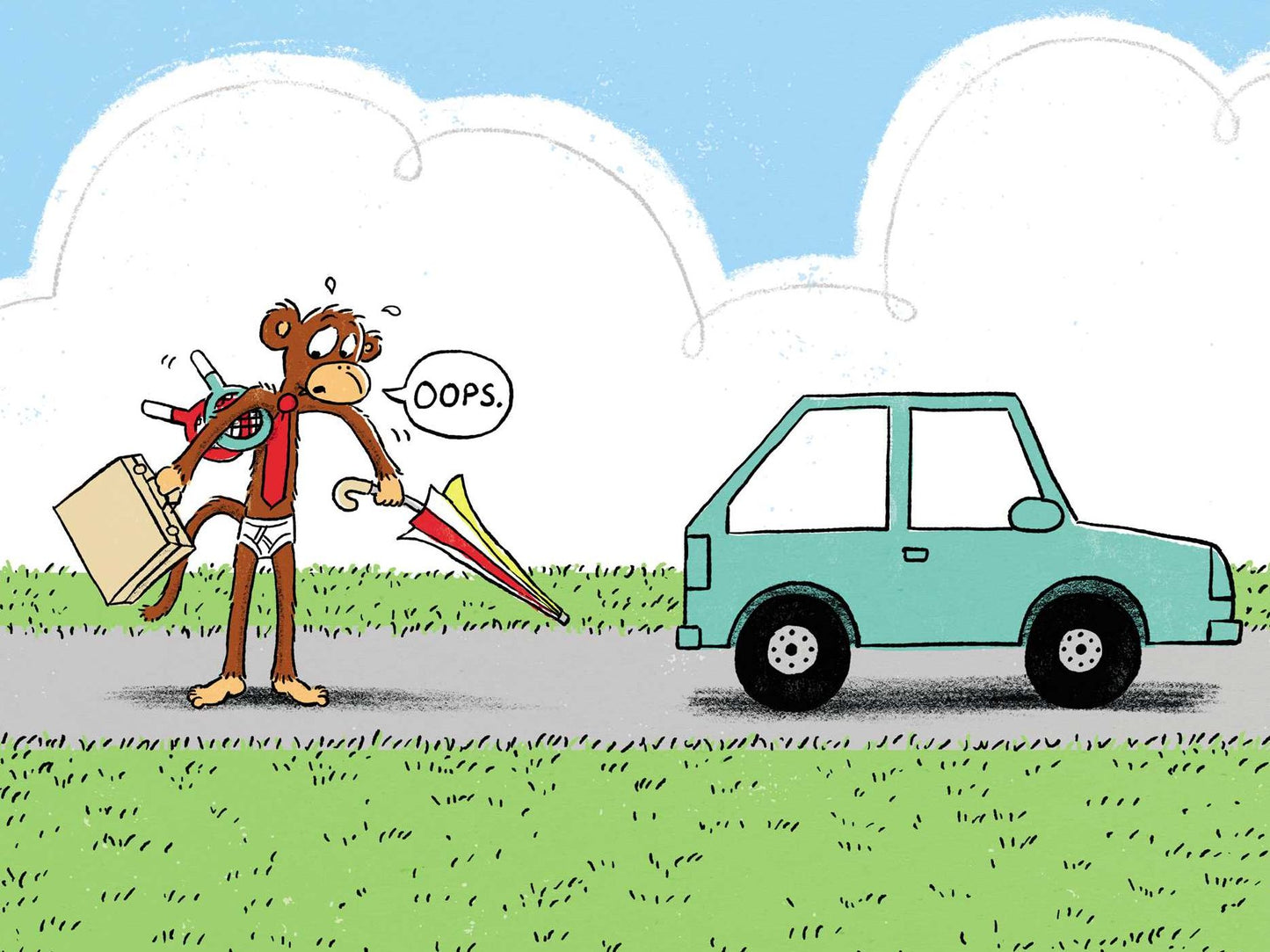 Mr. Monkey Visits a School