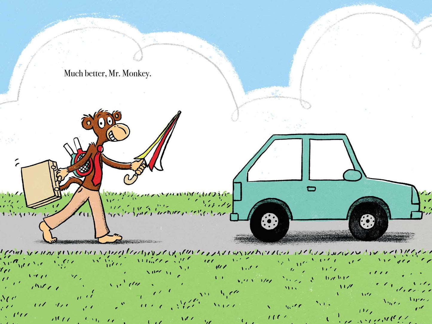 Mr. Monkey Visits a School