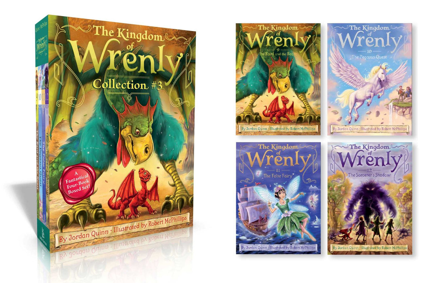 The Kingdom of Wrenly Collection #3: The Bard and the Beast; The Pegasus Quest; The False Fairy; The Sorcerer's Shadow
