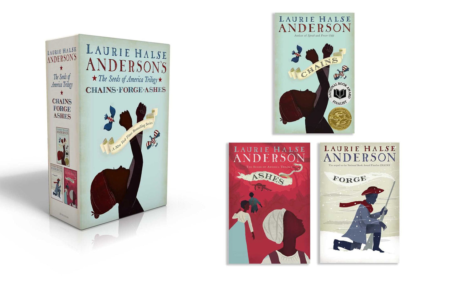 The Seeds of America Trilogy: Chains; Forge; Ashes