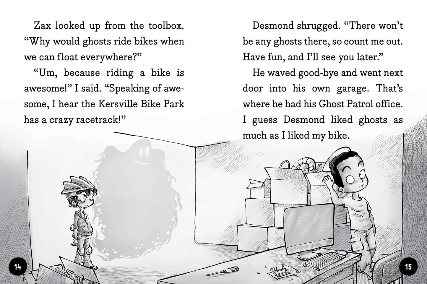 Ghosts Don't Ride Bikes, Do They? (Desmond Cole Ghost Patrol Series #2)