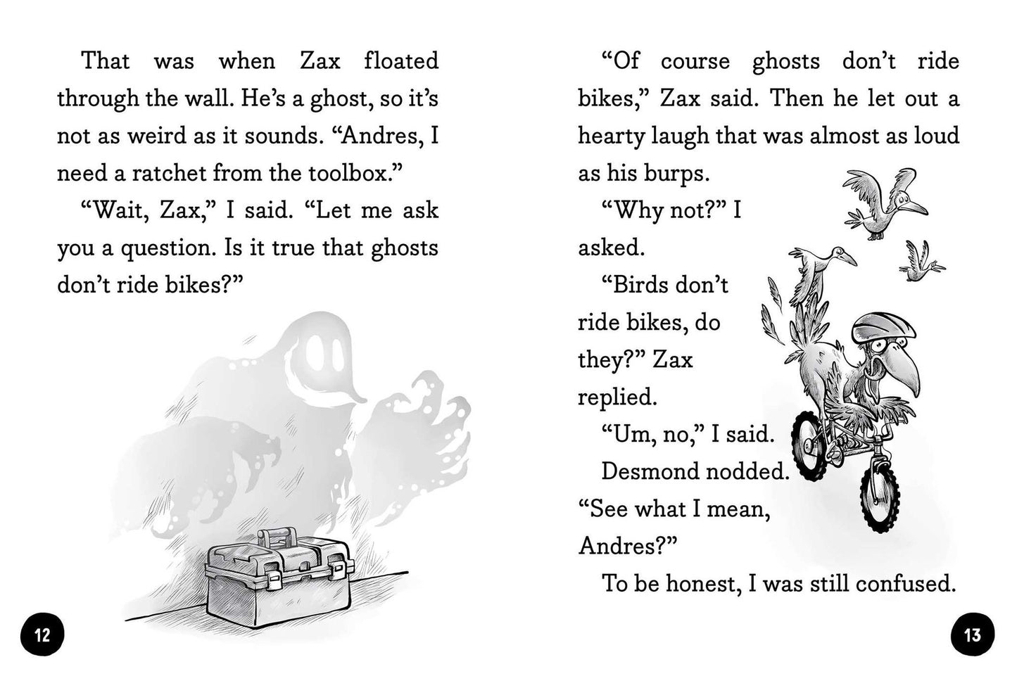 Ghosts Don't Ride Bikes, Do They?