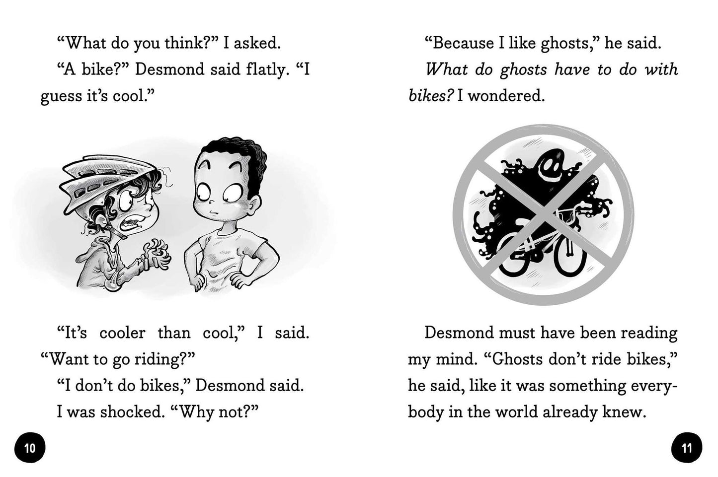 Ghosts Don't Ride Bikes, Do They?
