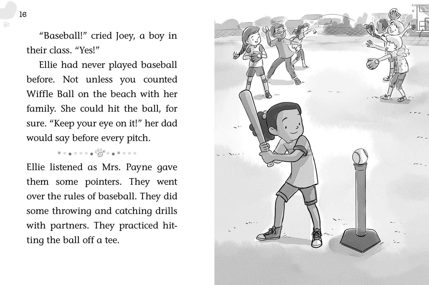 Ellie Steps Up to the Plate