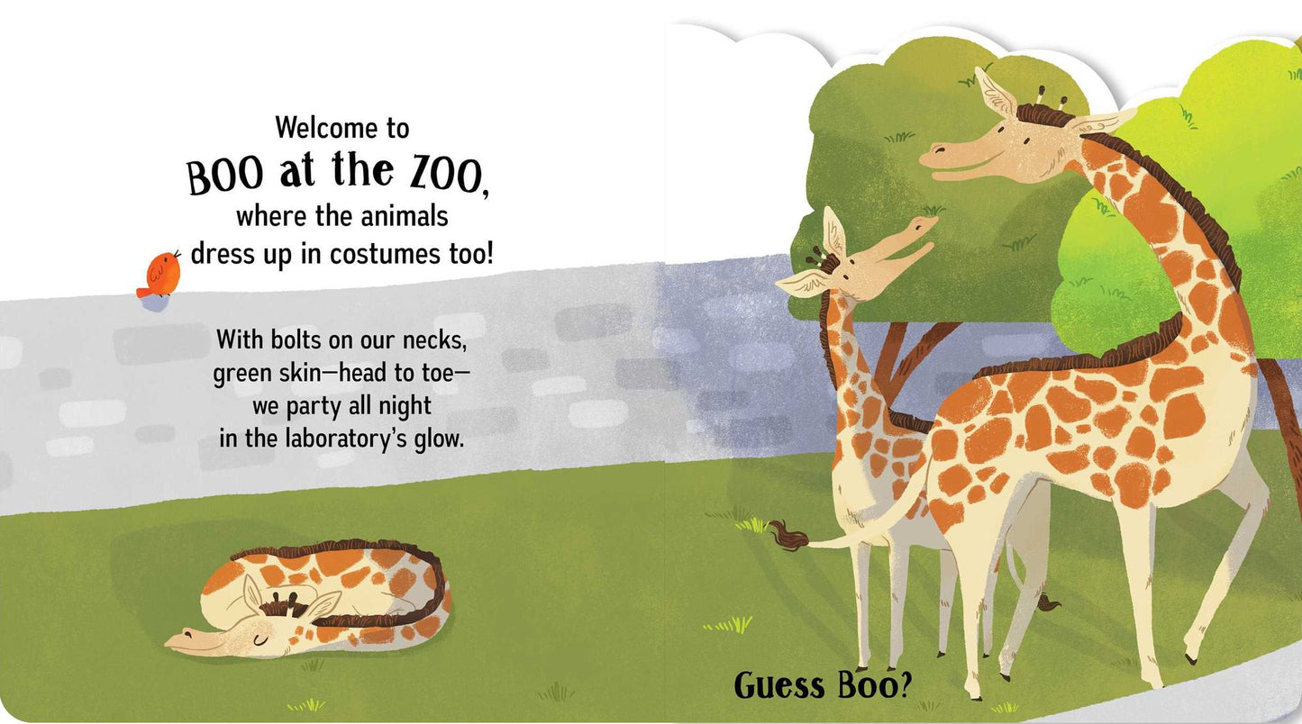 Boo at the Zoo: A Lift-The-Flap Book