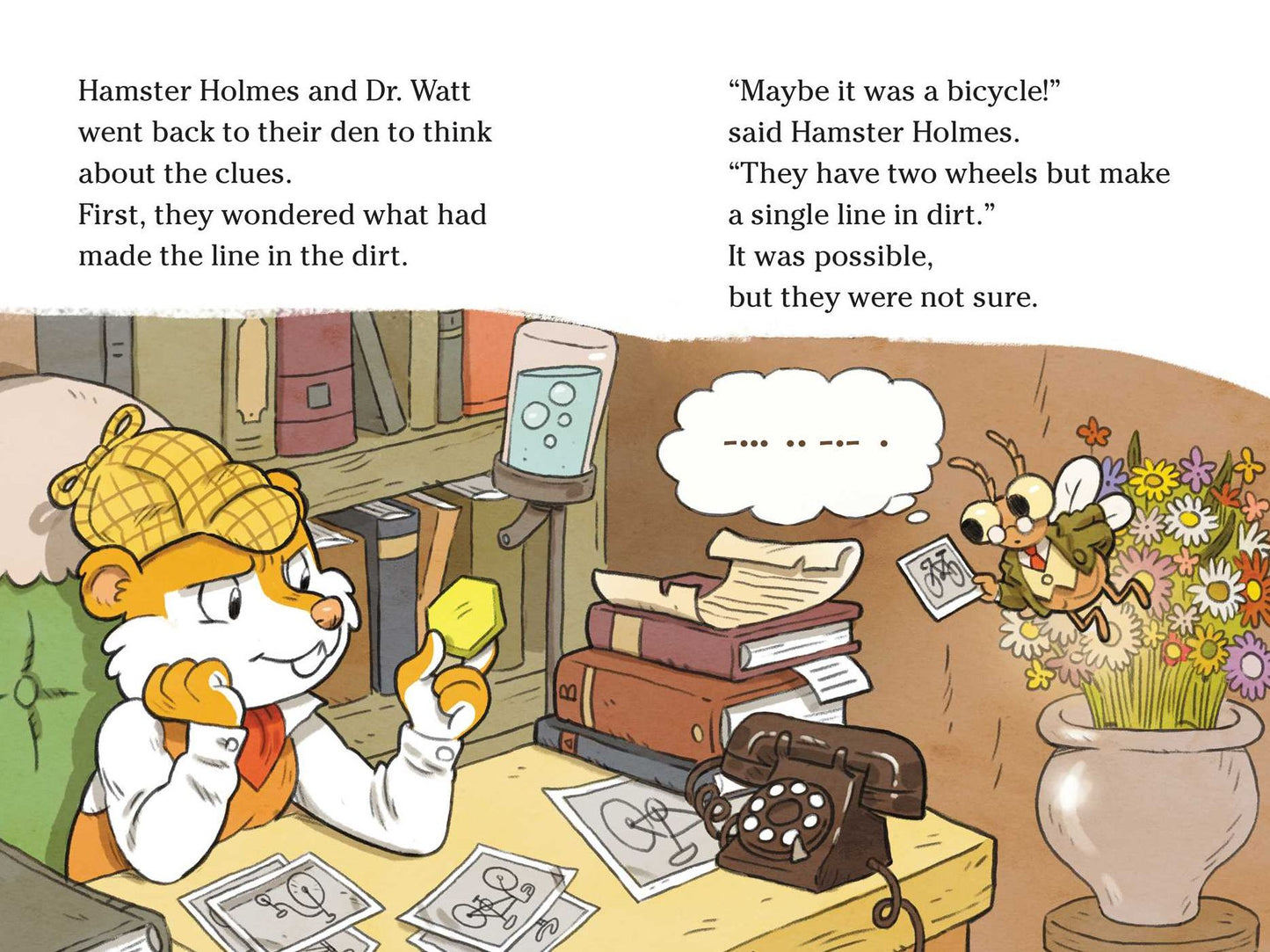 Hamster Holmes, a Bit Stumped