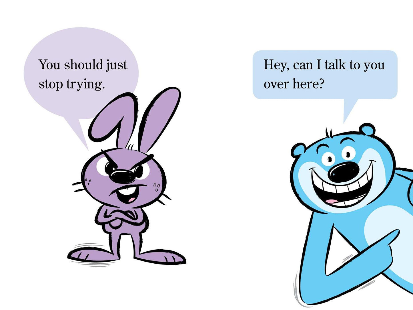 Bunny Will Not Smile!